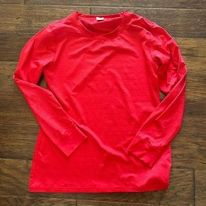 Red zyia top.  EUC. Size XL.